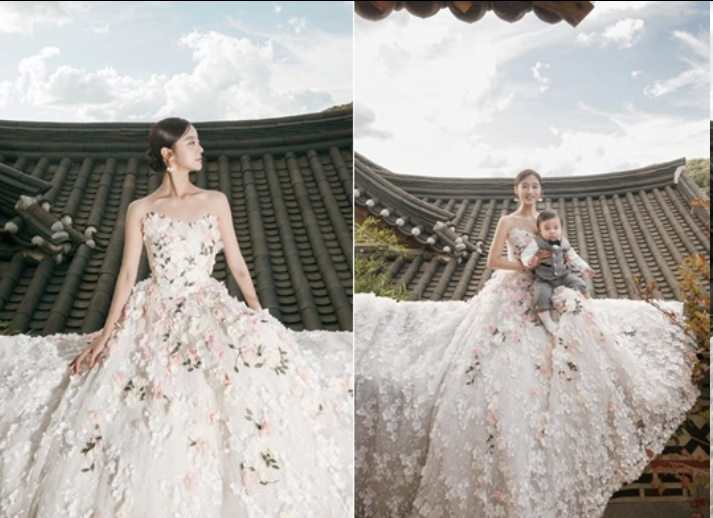 婚纱大片惊艳！Wonder Girls惠林为二胎庆周岁，听诊器抓周暗藏天机