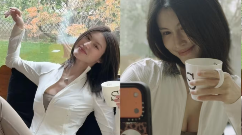 何穗产后首秀身材惊全网！与陈伟霆低调育娃，状态好到不像妈