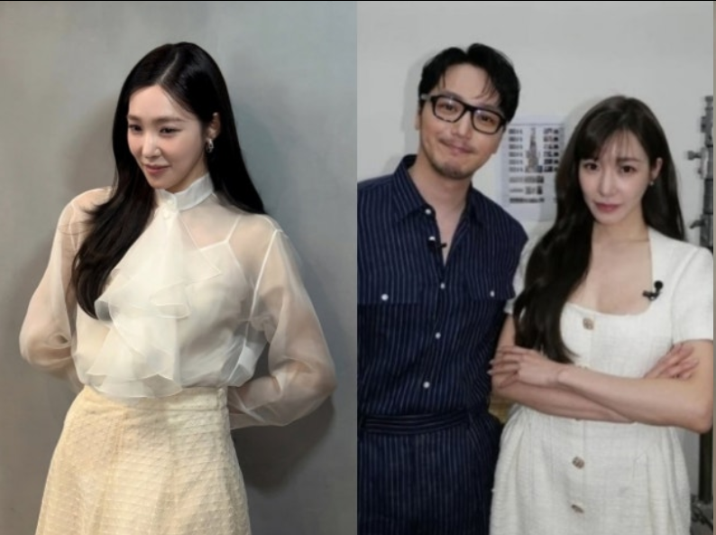 少女时代Tiffany公开恋情后首晒近照，透视装尽显优雅贵气