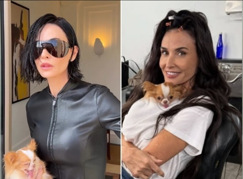 短发惊艳、长发经典！黛米·摩尔回应发型争议：享受百变，但更爱及腰长发