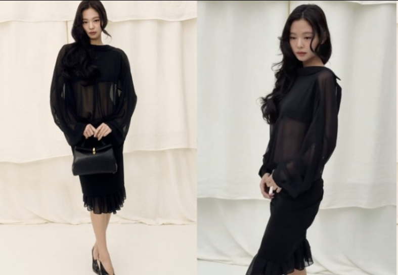 Jennie 状态大爆发！原州活动生图超能打，这套透视穿搭你给几分？