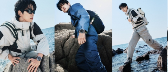 玉泽演婚前画报公开：狂野硬汉魅力十足，告白娇妻“智惠，我爱你”