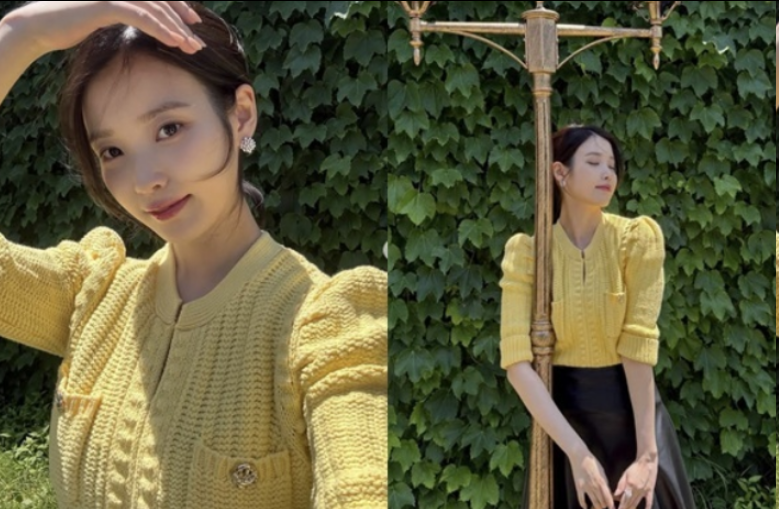 网友直呼“被美晕”！IU 公开新剧幕后照，干练都市感与清纯气质并存