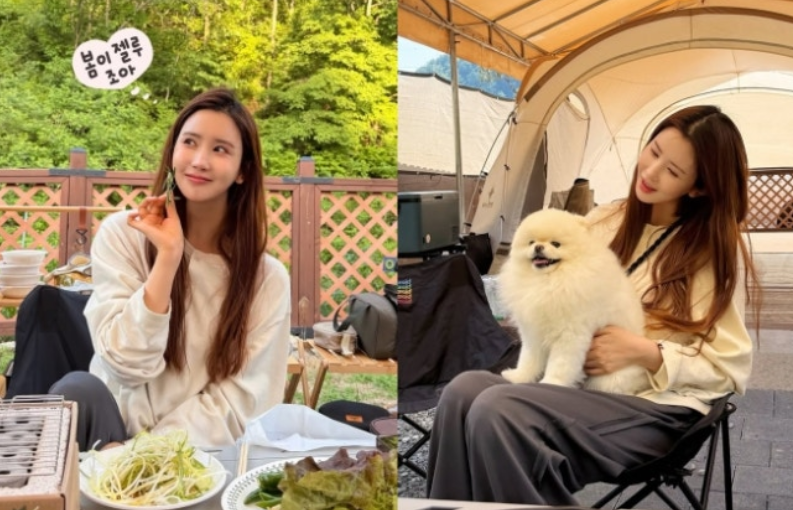 李多海怀孕后首晒照！结婚3年终升级当妈，与丈夫SE7EN露营近况曝光