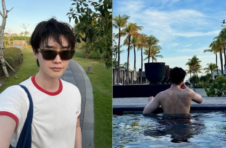 脱衣有肉！李钟硕晒海外度假日常，太平洋宽肩尽显熟男魅力