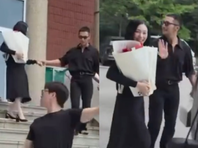 少女时代Tiffany新婚撒糖！牵紧卞约汉的手为秀英捧场，润儿也来了