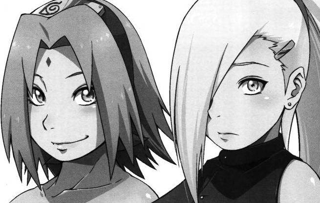 火影忍者全彩漫画小樱与井野本子讲啥，鸣人突然造访剧情变复杂