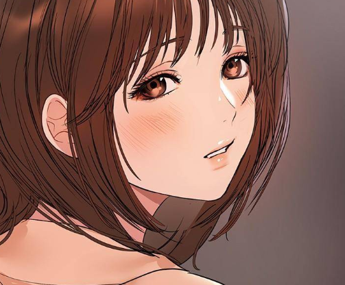 韩漫《富家女姐姐》铭宇和姐姐躲进房间，门外女同学开始疯狂八卦