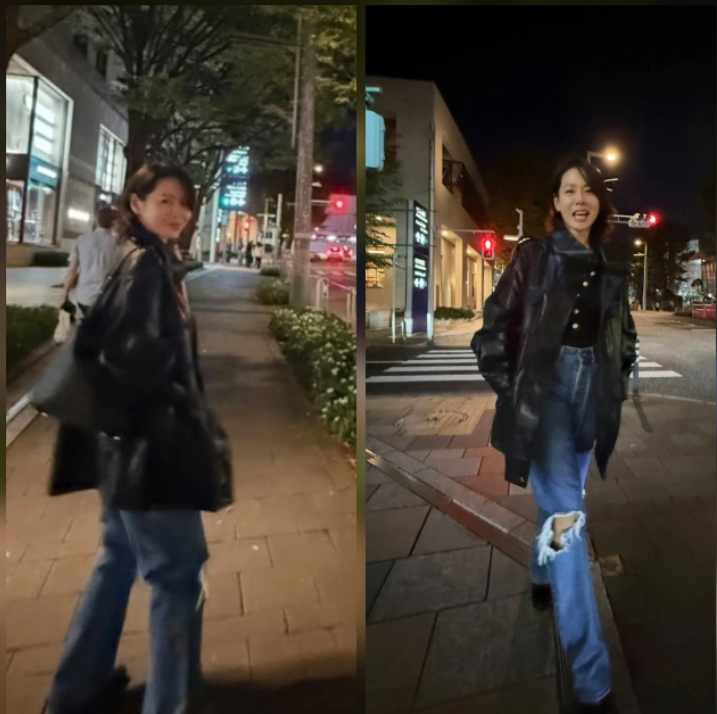 孙艺珍夜街回眸甜笑，粉丝秒懂：专属摄影师“金泰坪”上线！
