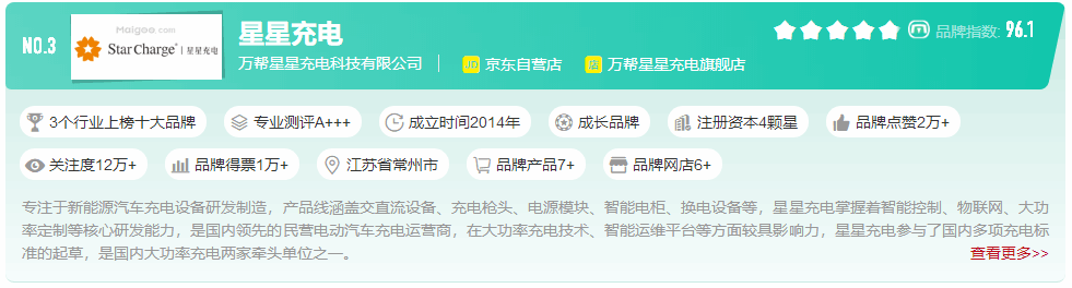 汽车充电桩十大品牌名单 新能源汽车充电桩哪个品牌好（Maigoo）-有驾