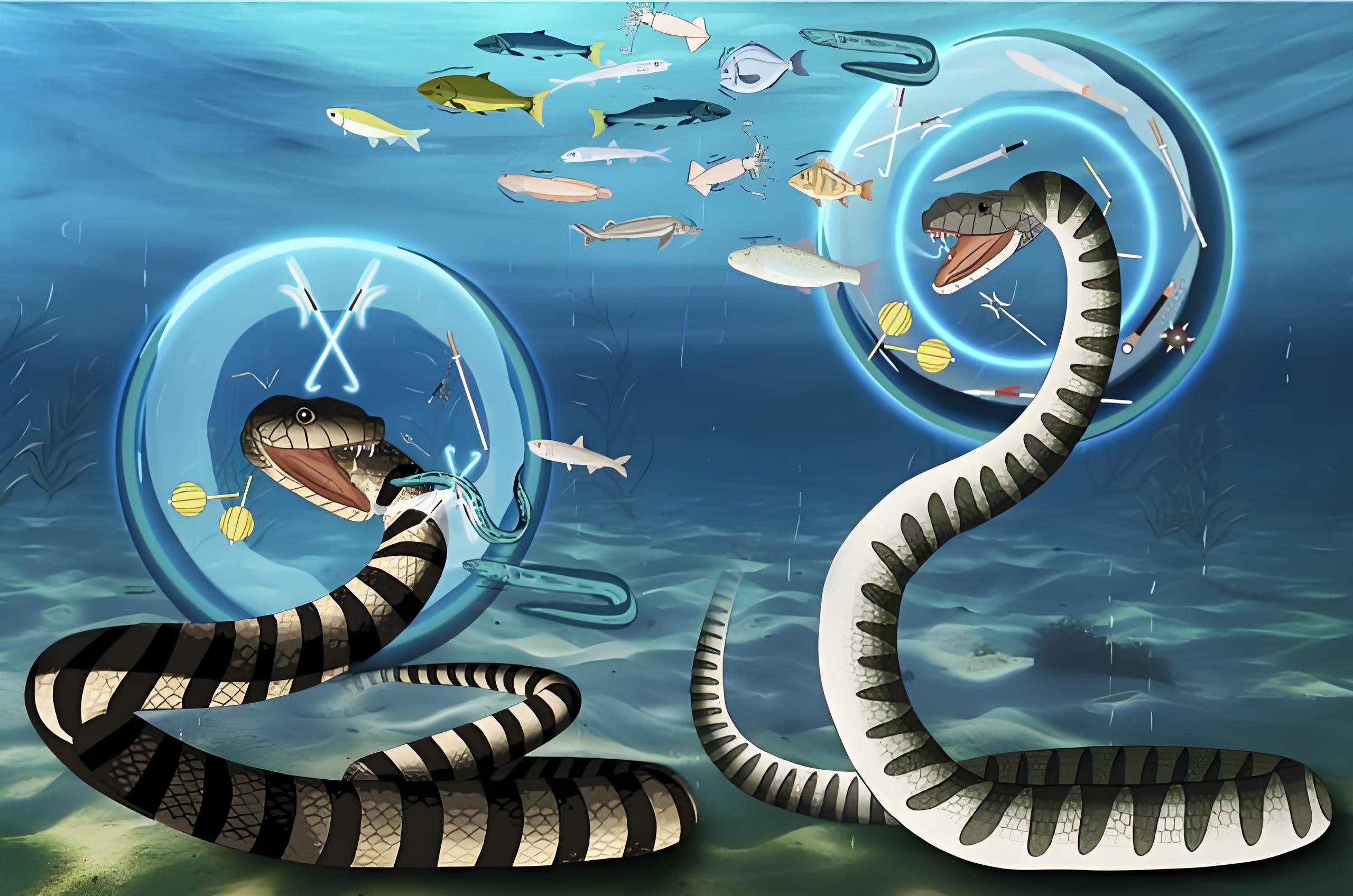 海蛇的祖先是眼镜蛇,那它能在陆地上生存吗?为什么?