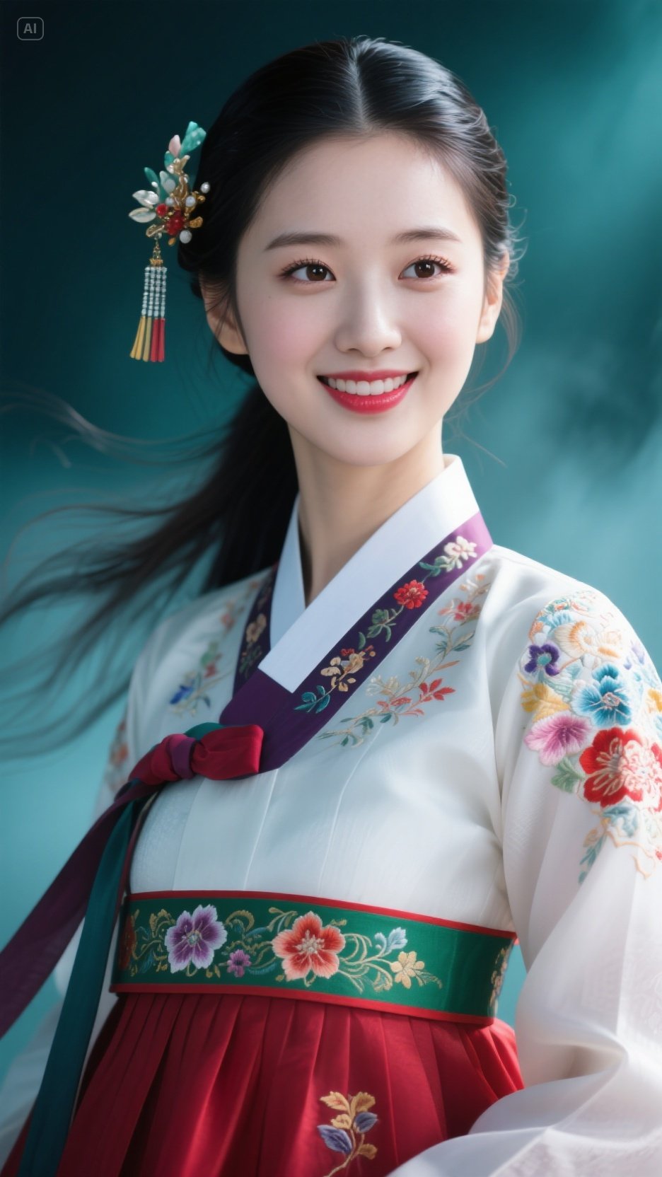 美丽清纯的朝鲜族姑娘,气质高雅楚楚动人