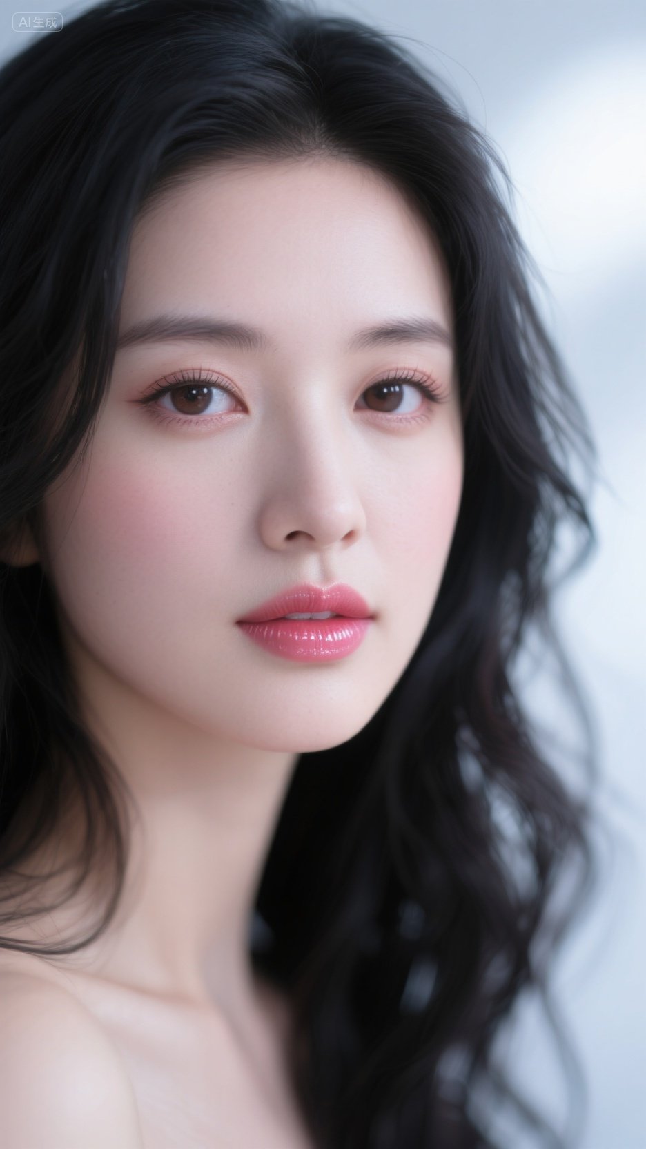 桃花眼柳叶眉,美女精致妆容一眼万年