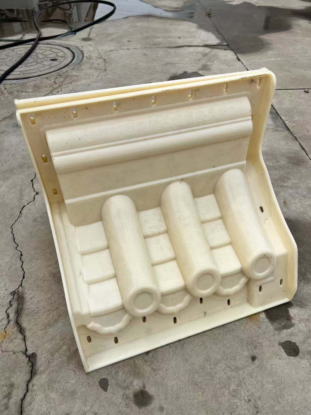 仿古围墙帽塑料模具,花脊款