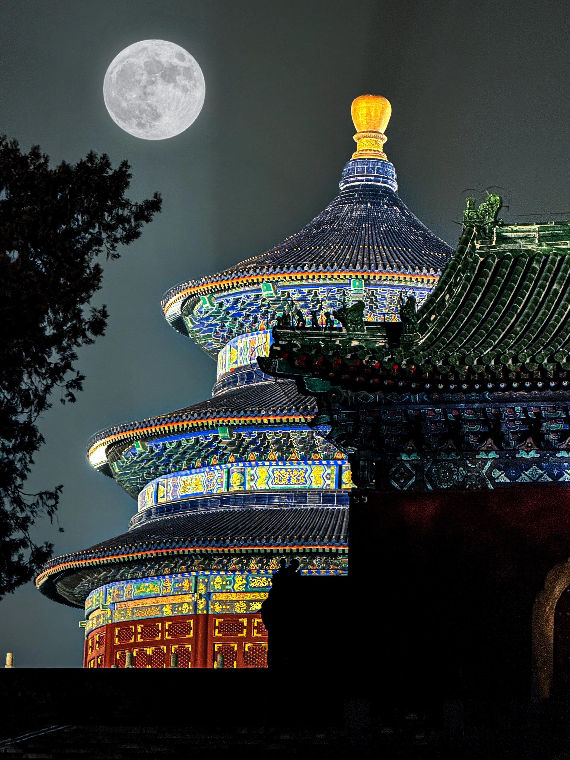 北京必游,天坛夜景,错过遗憾终身