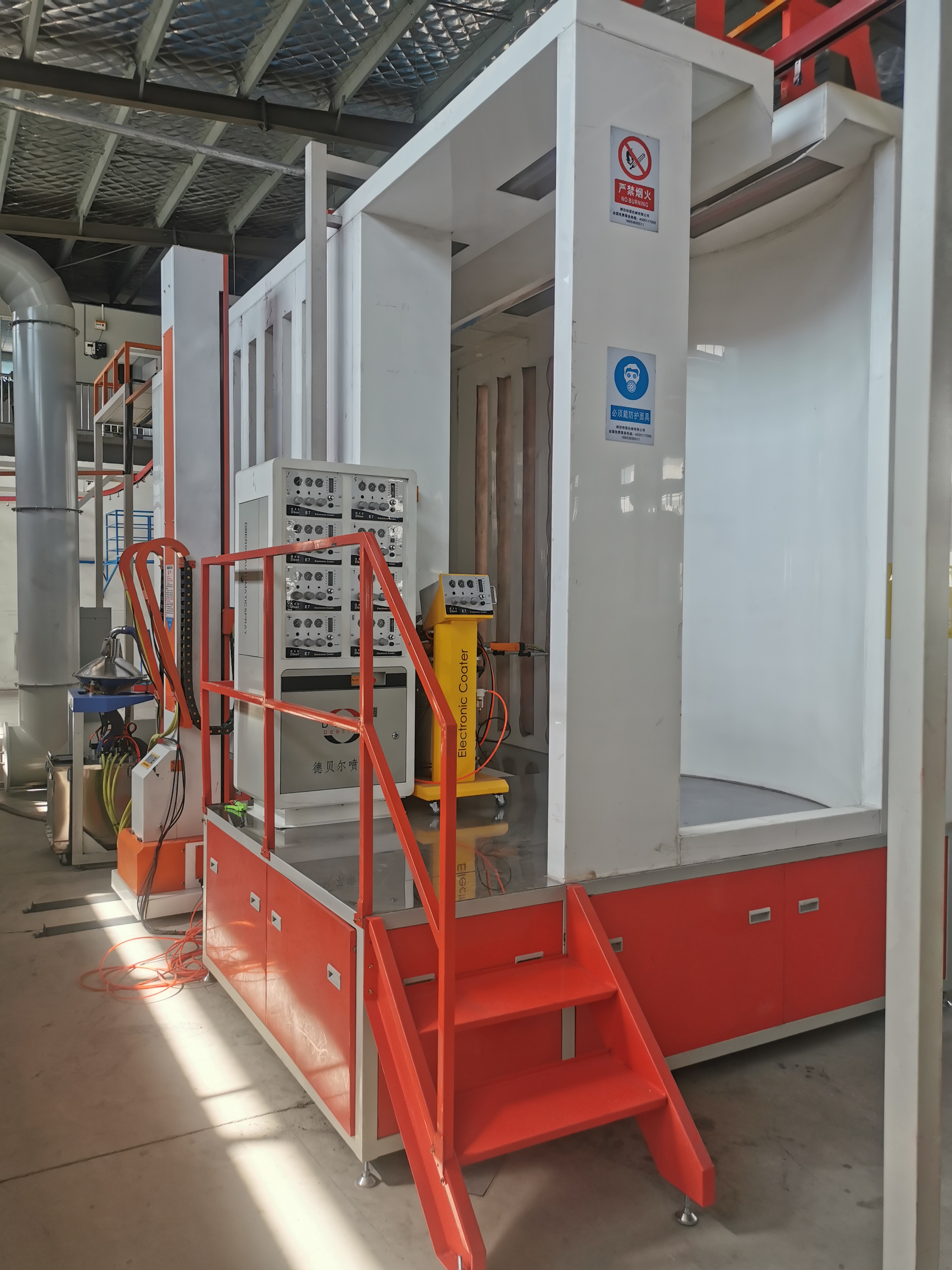 静电喷涂设备 电泳流水线 静电喷涂喷粉设备