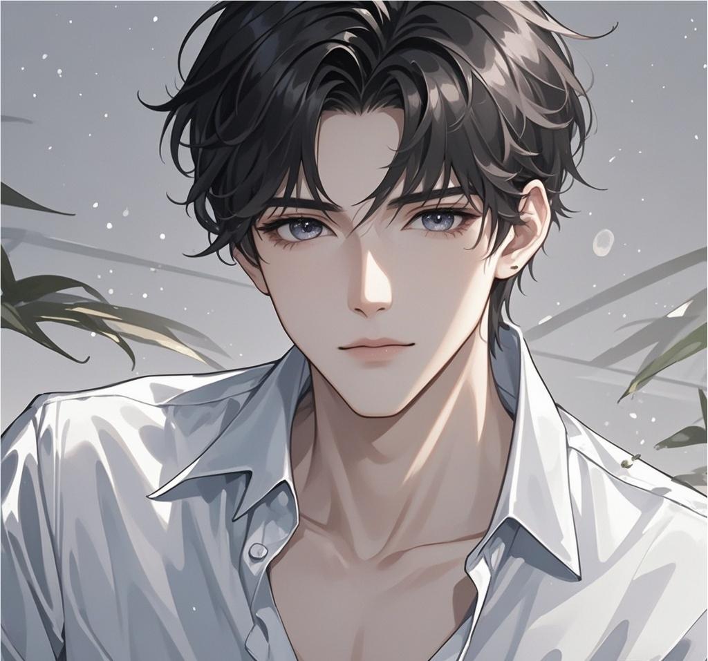 漫画男生帅气高冷