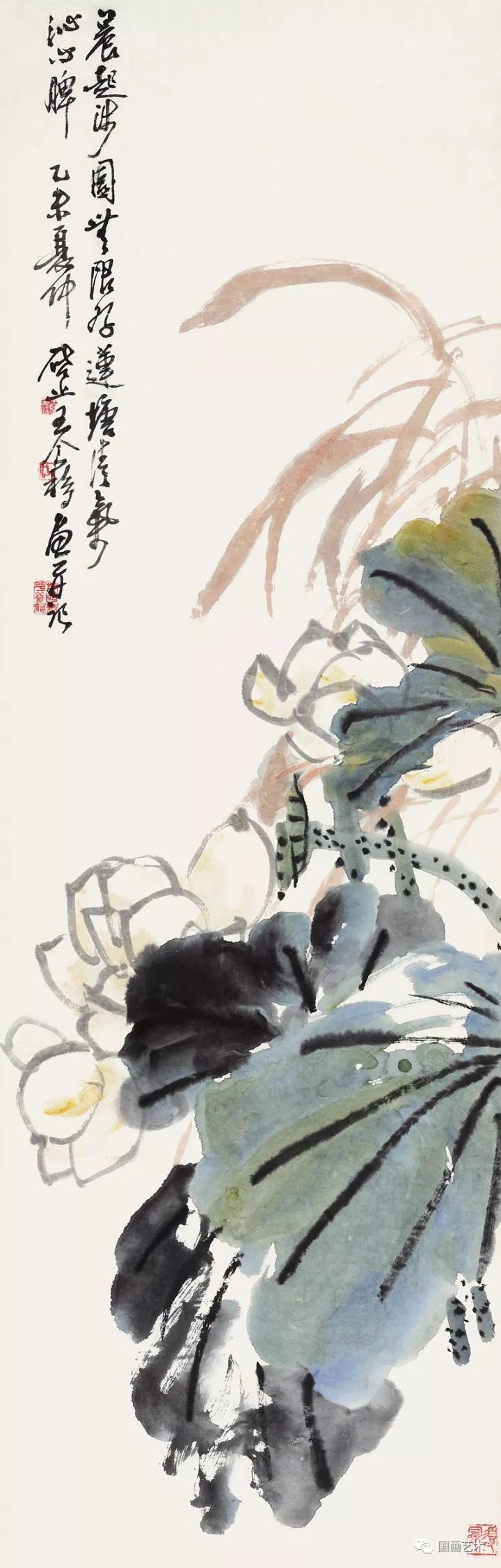 海派大家吴昌硕弟子——王个簃国画作品