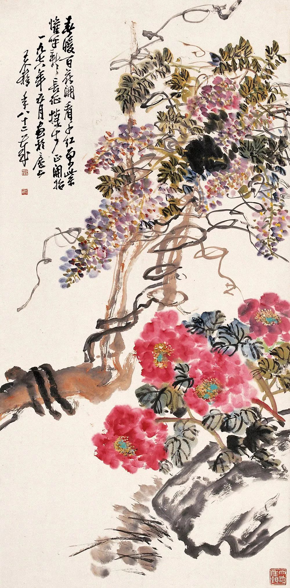 海派大家吴昌硕弟子——王个簃国画作品