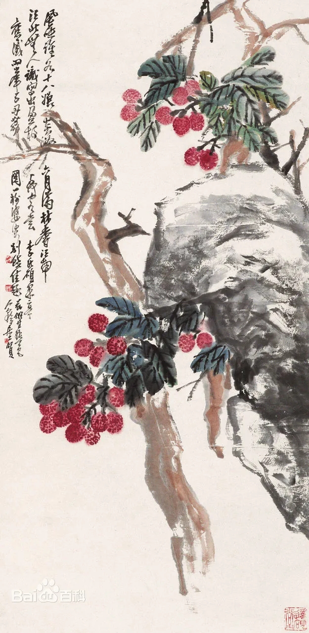 海派大家吴昌硕弟子——王个簃国画作品