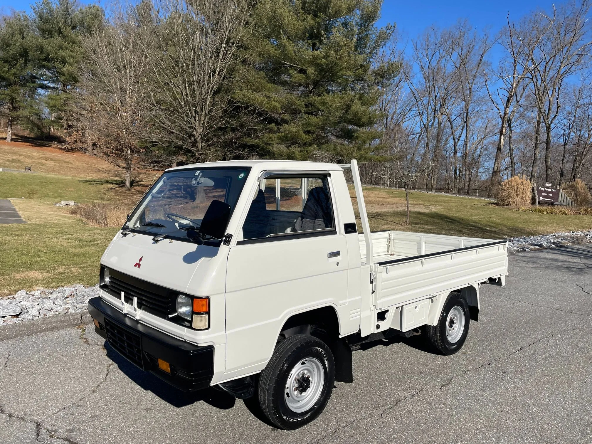 得利卡货车版见过吗!1991年款三菱得利卡皮卡4×4柴油版