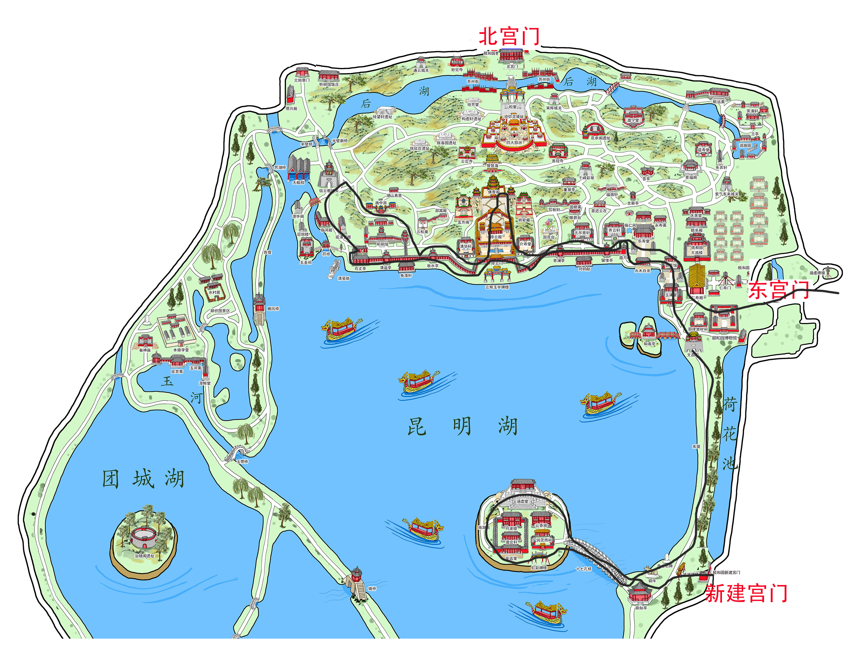 北京颐和园一日游攻略