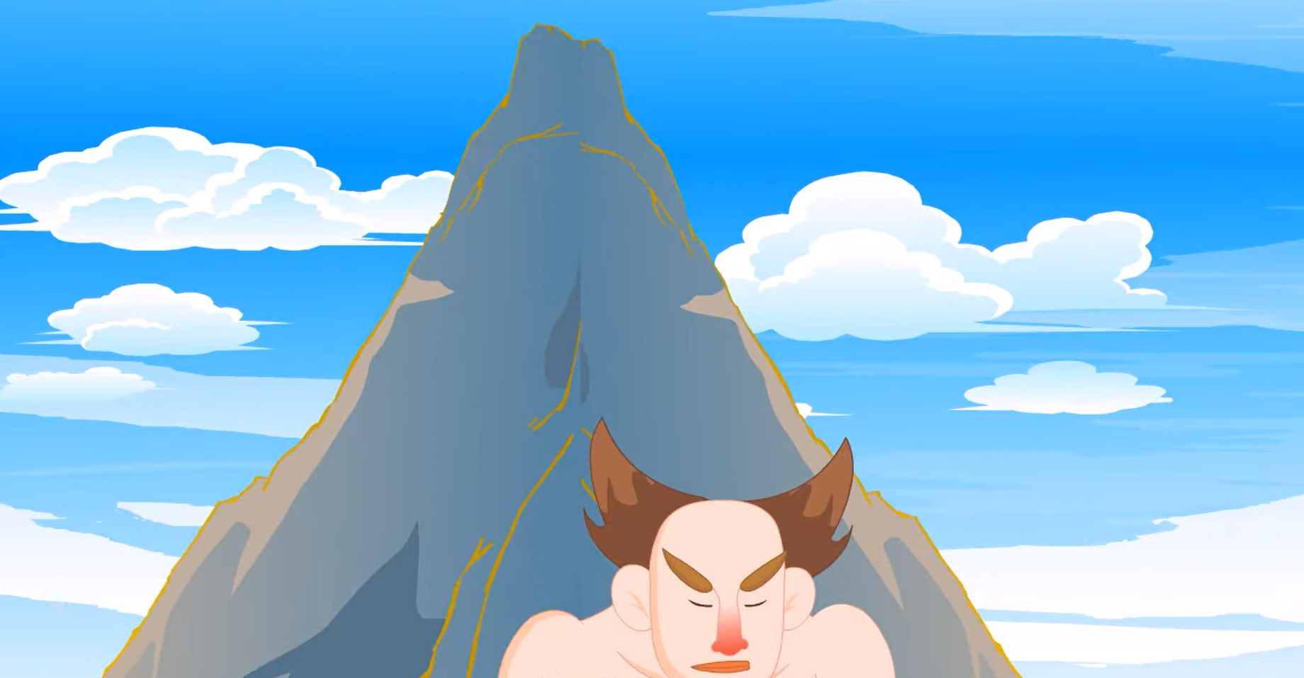愚公移山图画故事图片(愚公移山图画故事图片大全)