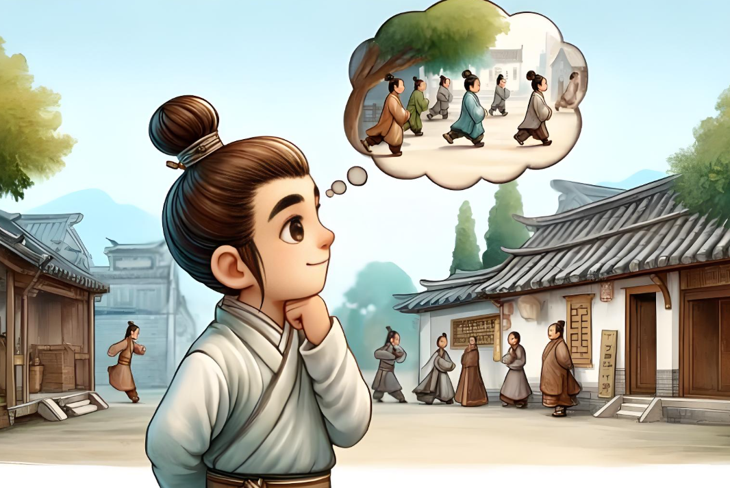 成语故事:邯郸学步双语版