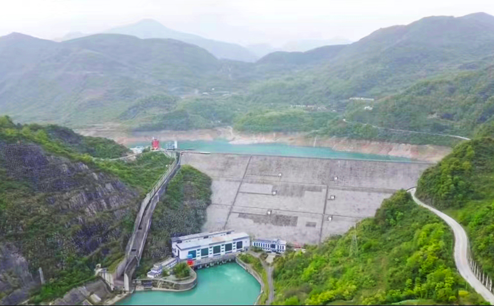 紫坪铺观景台图片