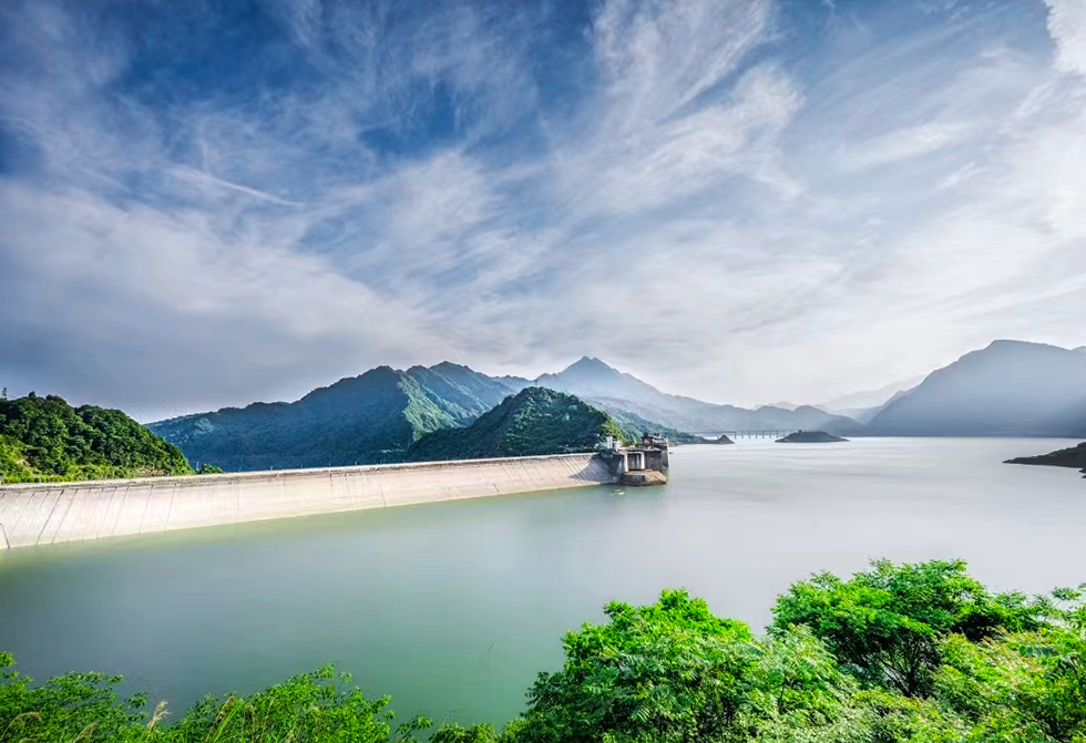 紫坪铺观景台图片