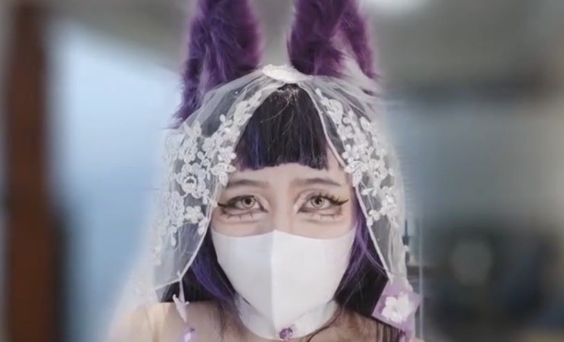 绘梨樱COS碧蓝航线武藏视频什么梗，被特制毒药控制的武藏