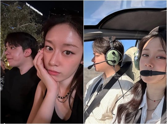 T-ara朴智妍在离婚后与家人旅行，模特哥哥朴孝俊陪伴身旁