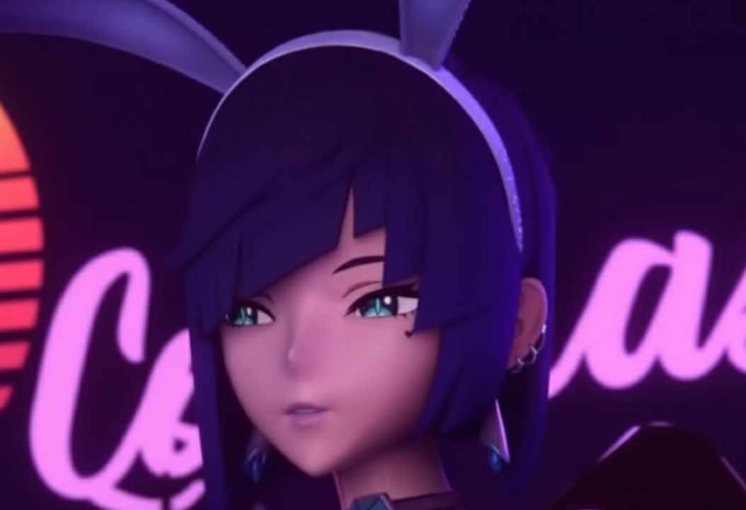 原神兔女郎夜兰Ubermation动画视频什么梗，夜兰在酒吧的堕落