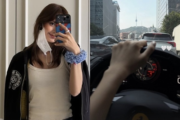 Lisa在首尔市中心分享开跑车的日常，享受难得的闲暇驾驶乐趣
