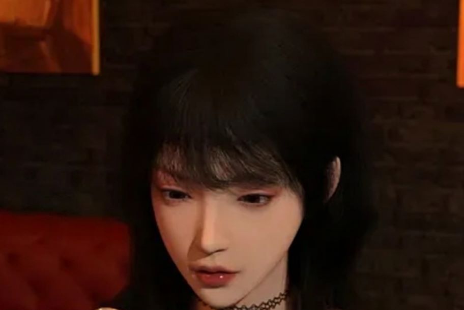 Durgod Ray五毒心3D漫画剧情梗概，公寓走廊里偶遇黑发美女