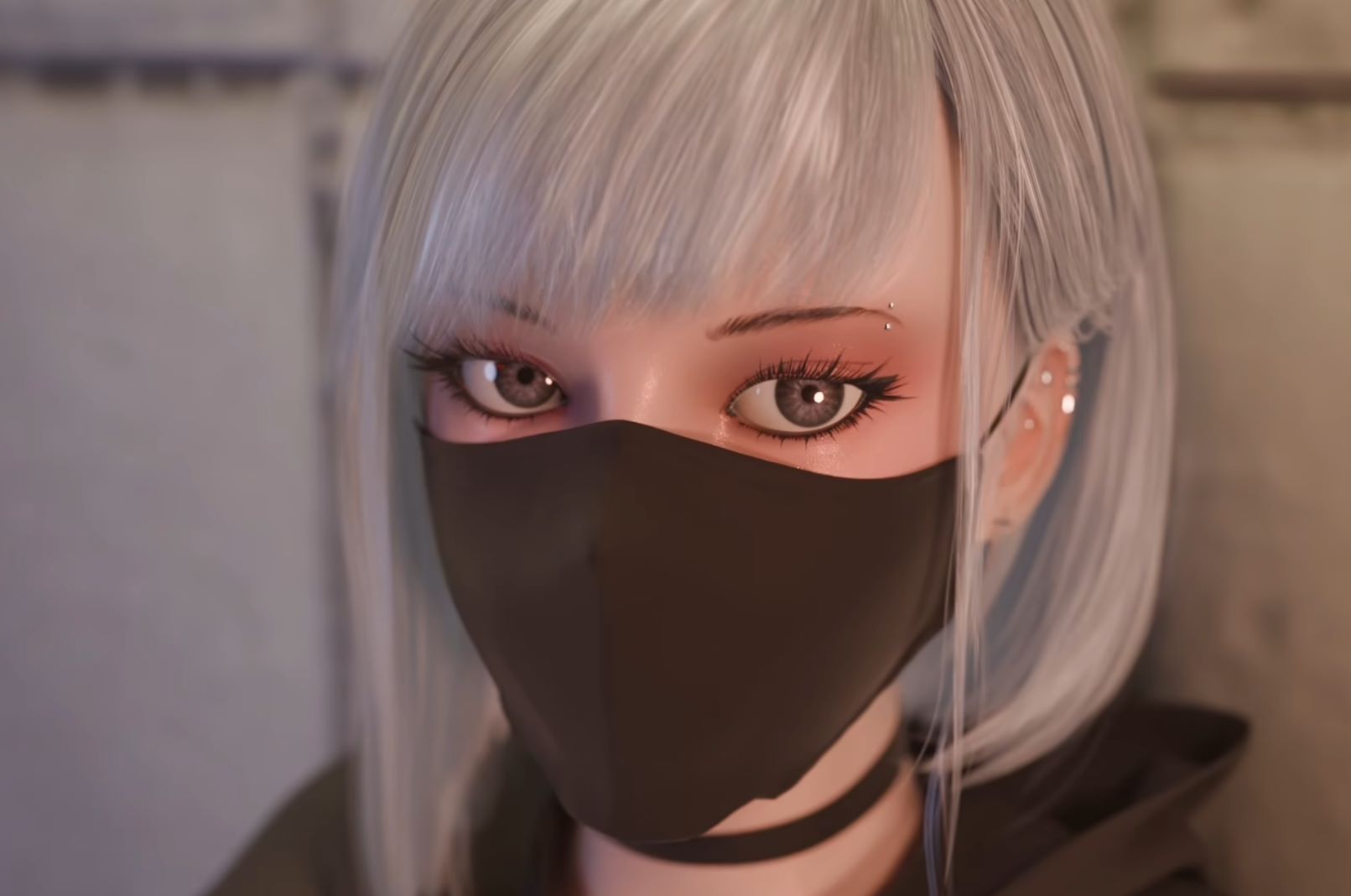Tyviania大佬口罩战神啥意思，制作站街边的口罩少女3D动画成名