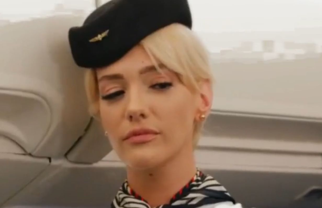 肯纳詹姆斯Kenna James假冒空姐的电影叫什么名字,伪装空乘的一天