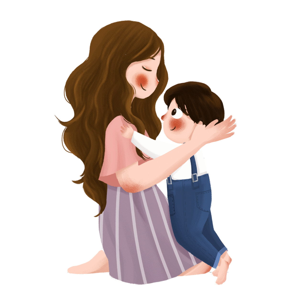 绽放的gif动画爱心植物花朵母亲节装饰母亲节的配图核心在于"真诚",无