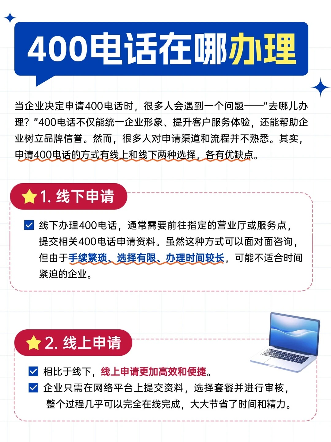 申请400电话怎样办理