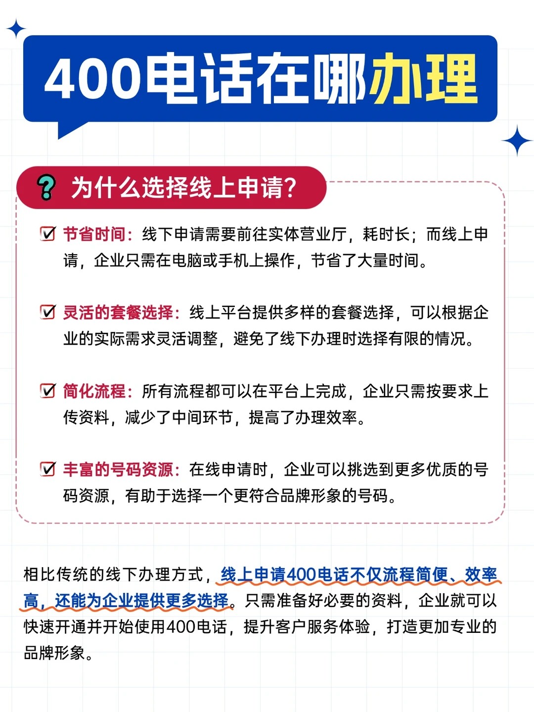 400电话哪里办理流程