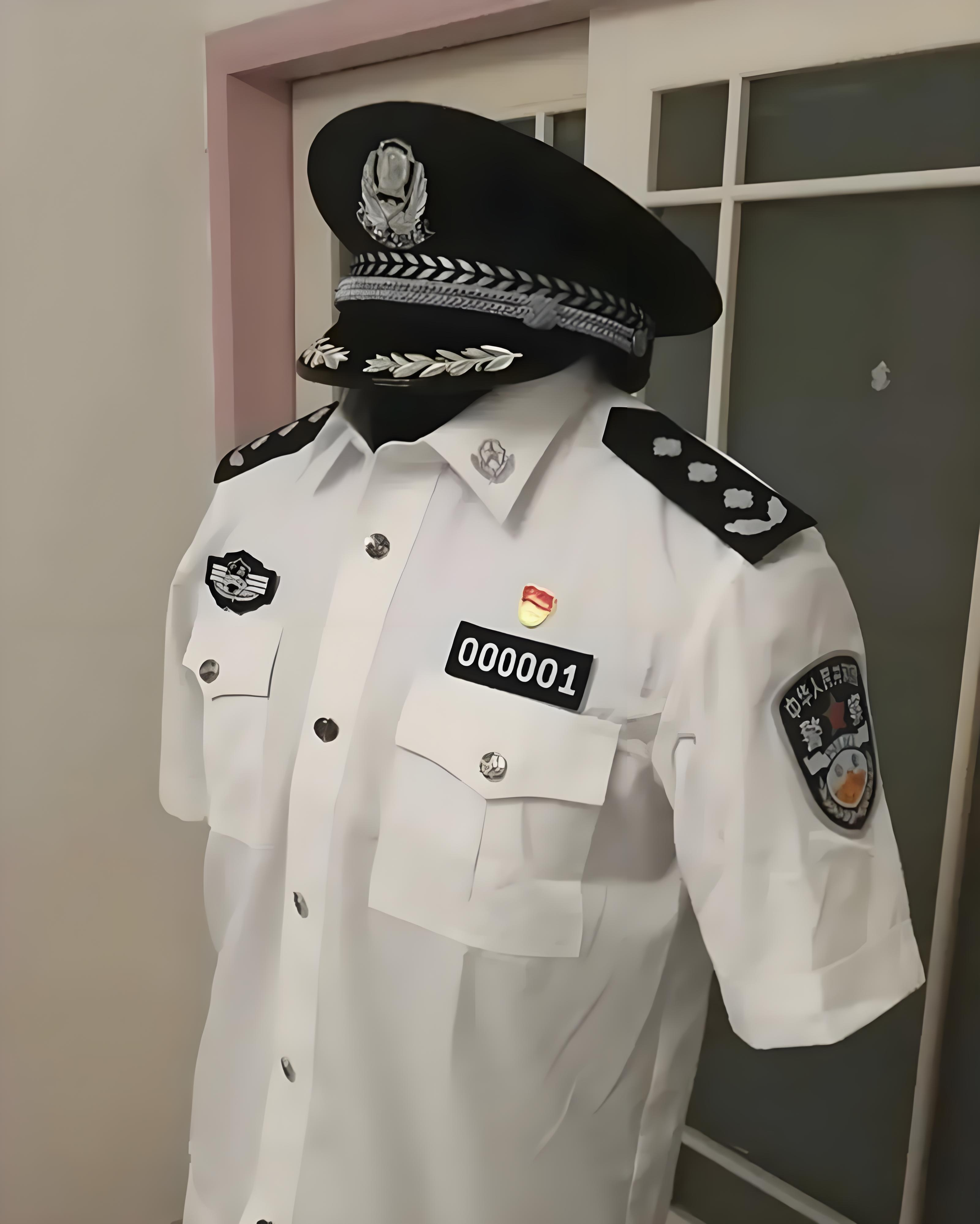 公安白色制服什么级别