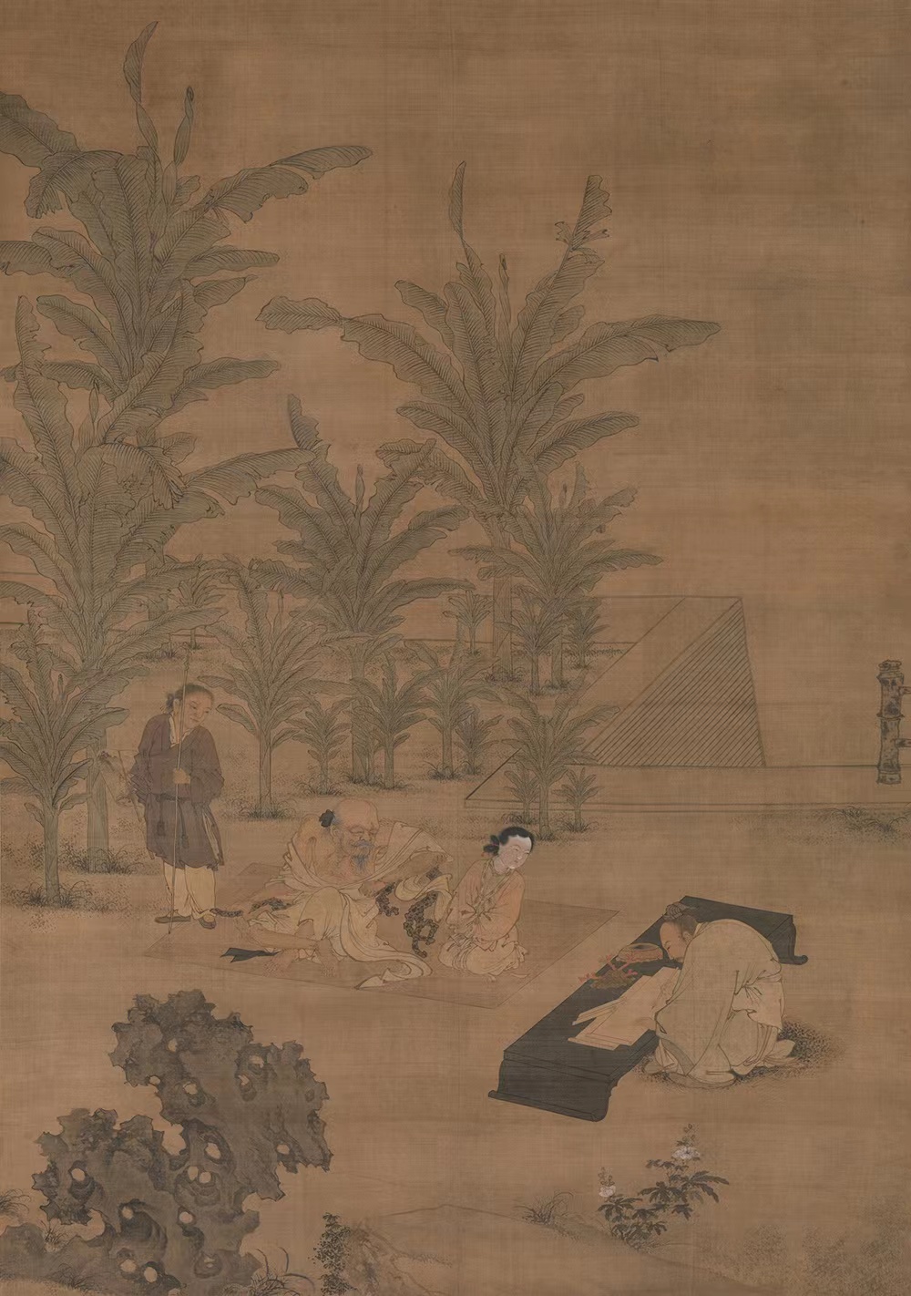 明画│马轼杜堇│归去来,受经│大都会博物│佛利尔61赛克勒美术馆