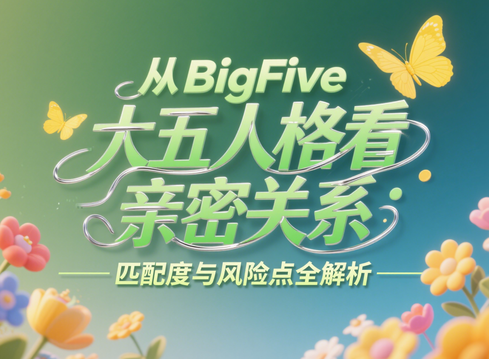 从BigFive大五人格看亲密关系：匹配度与风险点全解析