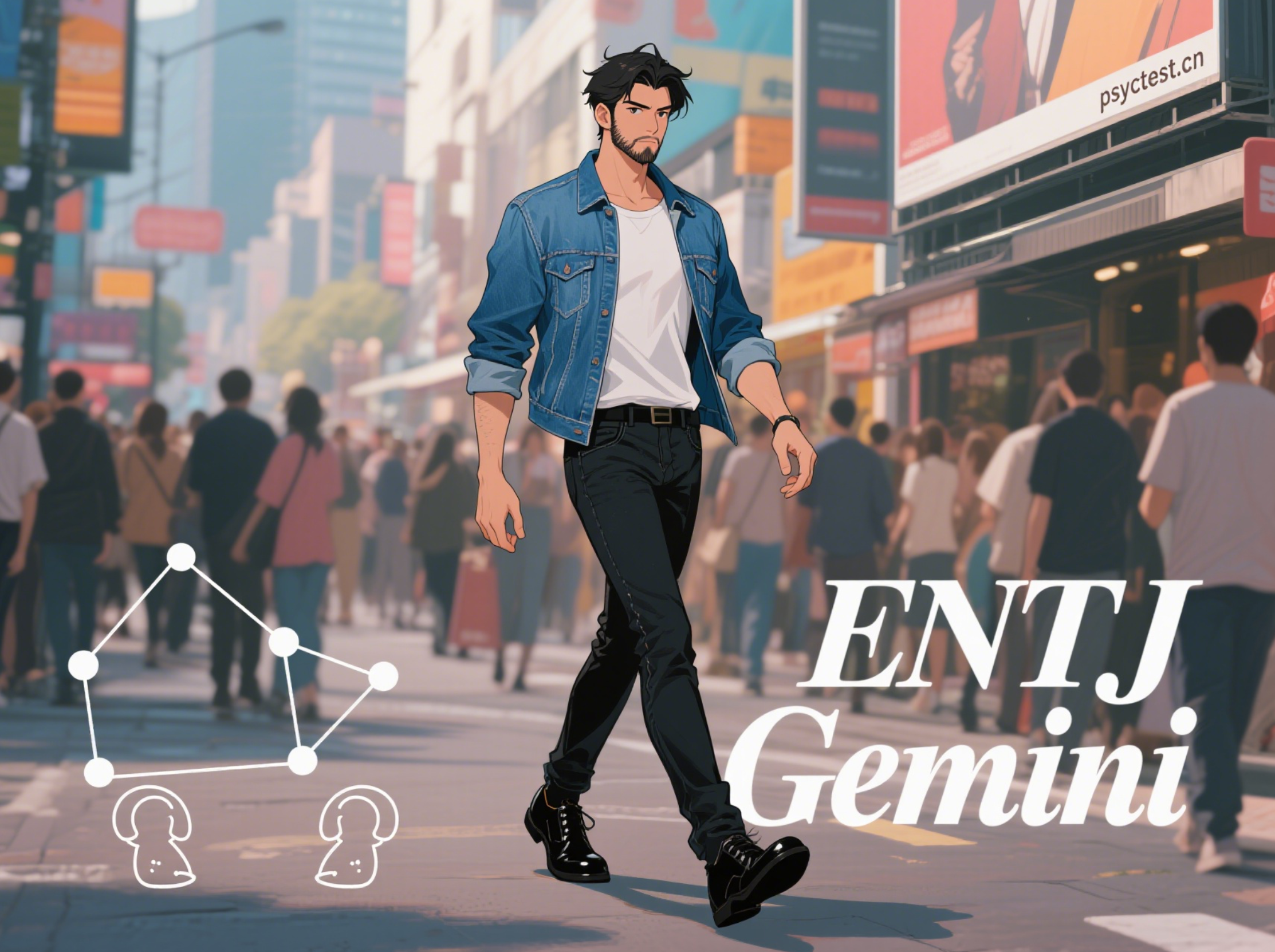 ENTJ双子座，免费mbti测试，星座性格，myers-briggs test, 16personalities，mbti官网免费版测试入口