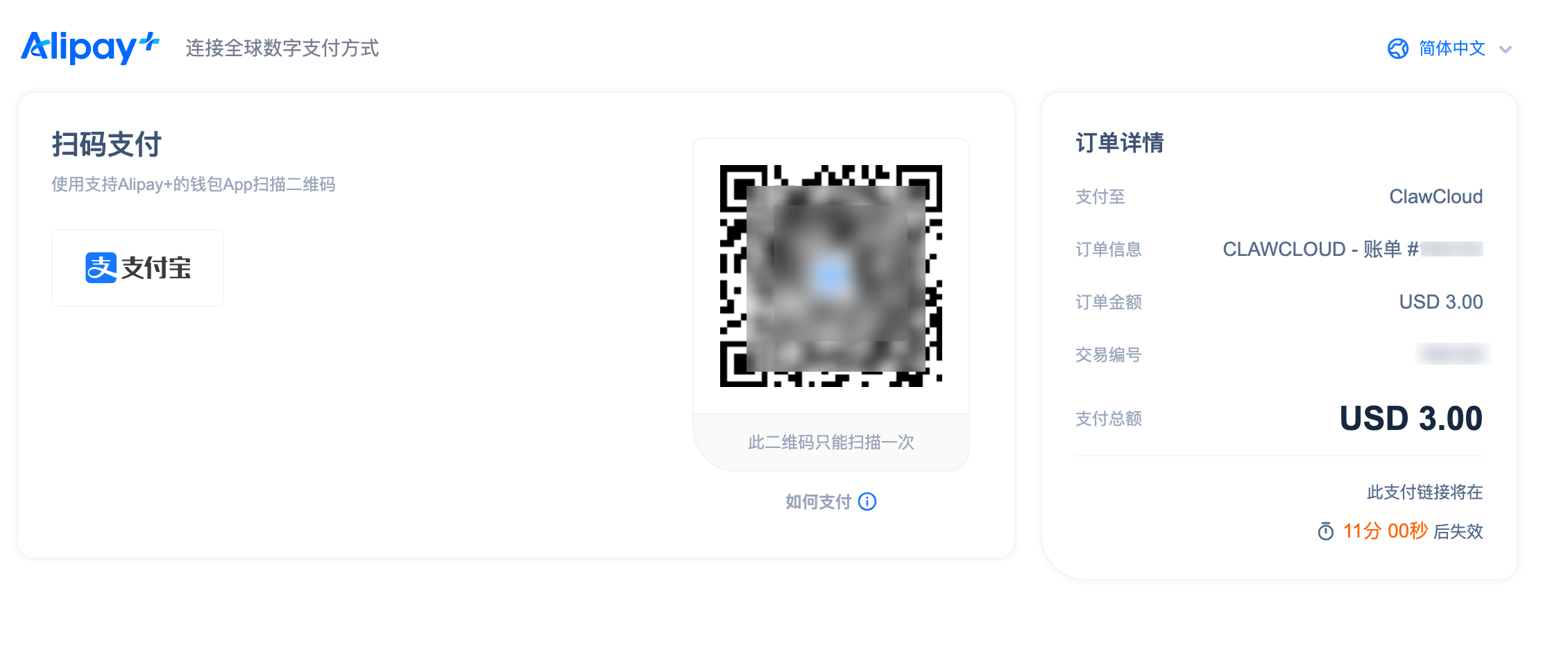 支付页面