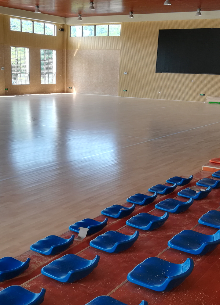 体育实木运动羽毛球地板