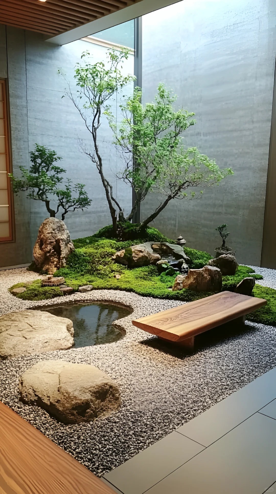 室内中式禅意植物景观案例