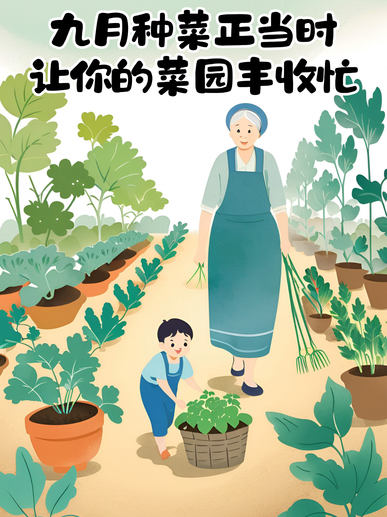 九月种菜正当时:让你的菜园丰收忙!