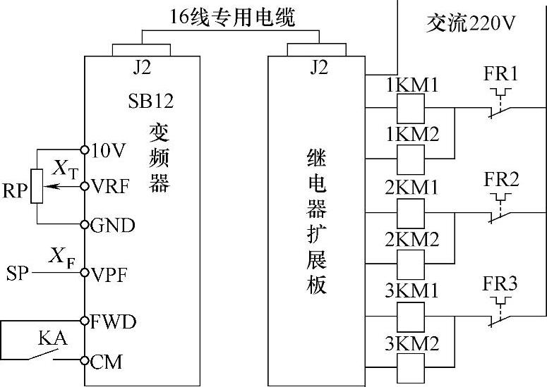 恒压供水电路图实物图片