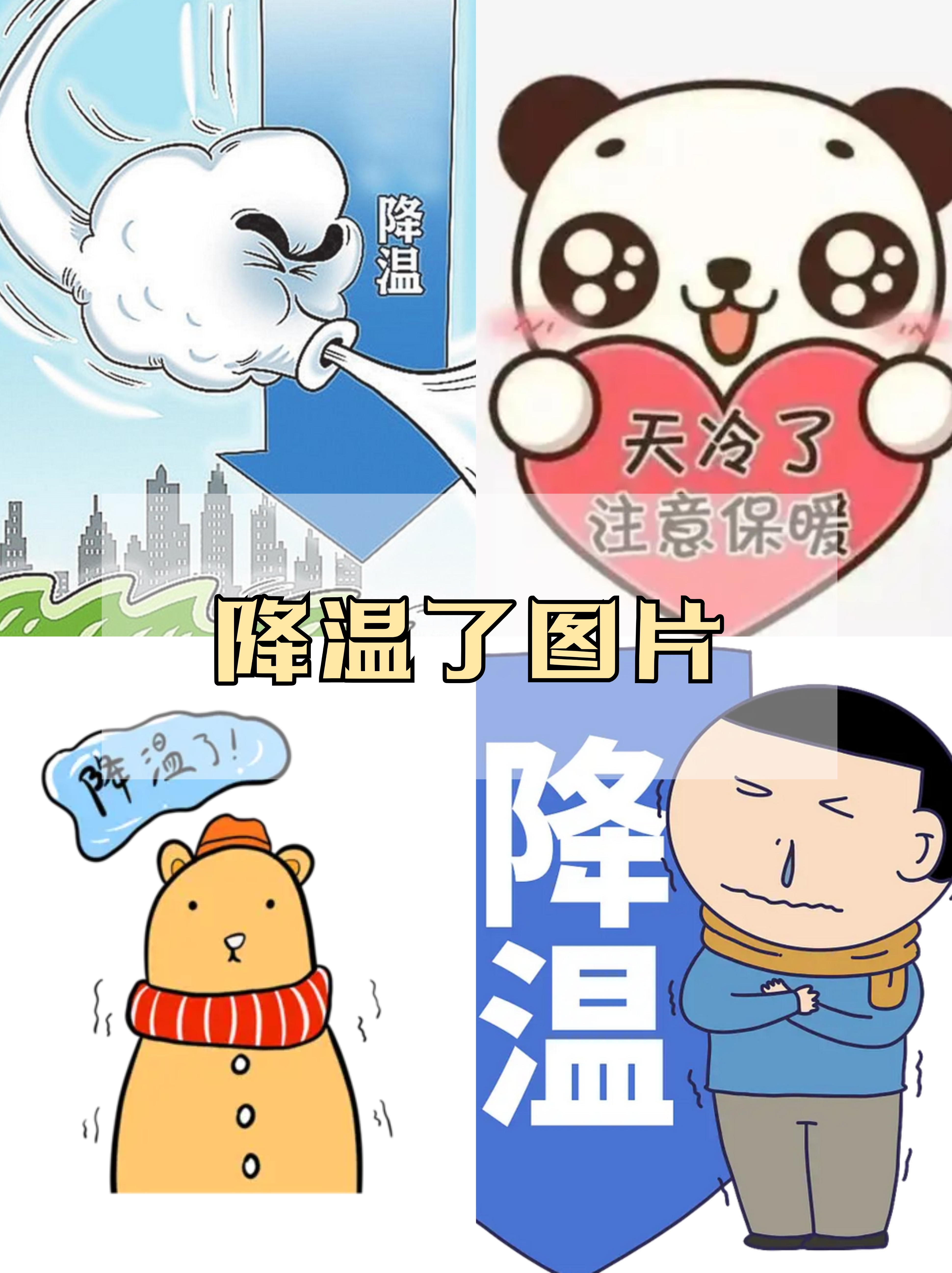 降温了图片